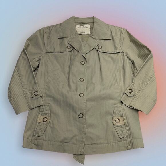 BOB TIMBERLAKE Women’s Large Tan Belted Jacket - Picture 1 of 4